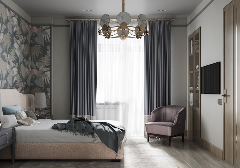 Квартира, оформленная в приглушенных тонах
