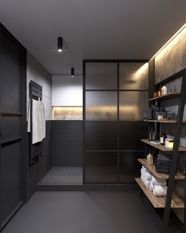 Квартира в индустриальном стиле