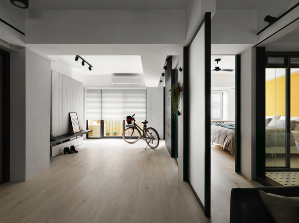 Минималистичные апартаменты в Тайбэе