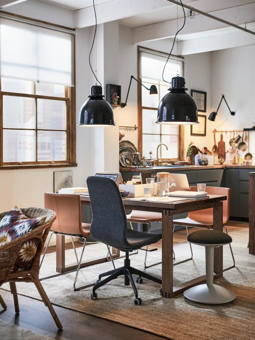 Работа из дома: квартира и офис в одном от дизайнеров IKEA