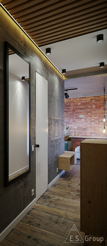 Дизайн-проект квартиры в стиле "лофт" Дизайн-проект квартиры в стиле "лофт"