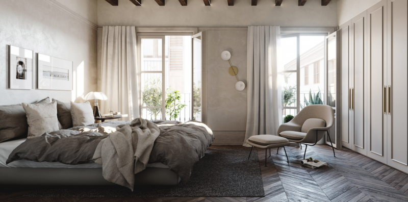 Интерьер квартиры в теплых тонах Интерьер квартиры в теплых тонах