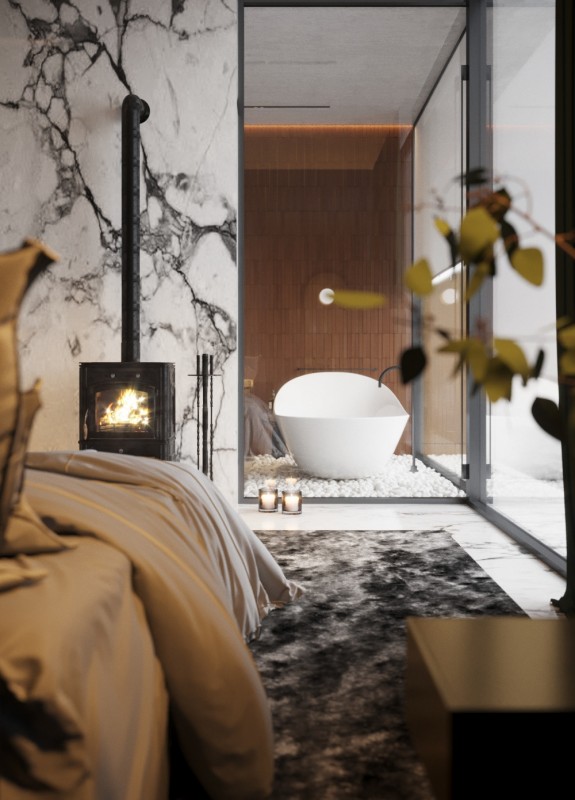 Интерьер спальни Интерьер спальни