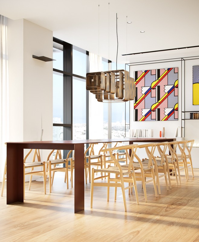 Пентхаус в стиле "поп-арт"