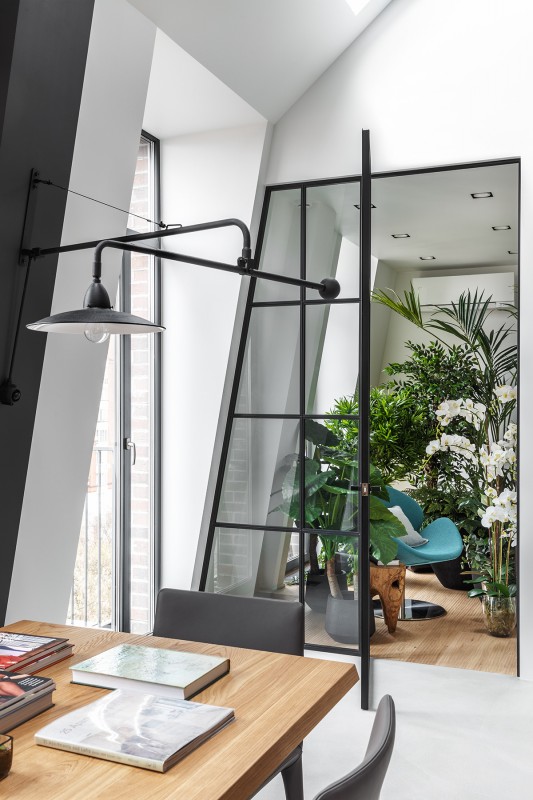 Интерьер двухуровневого лофта Интерьер двухуровневого лофта