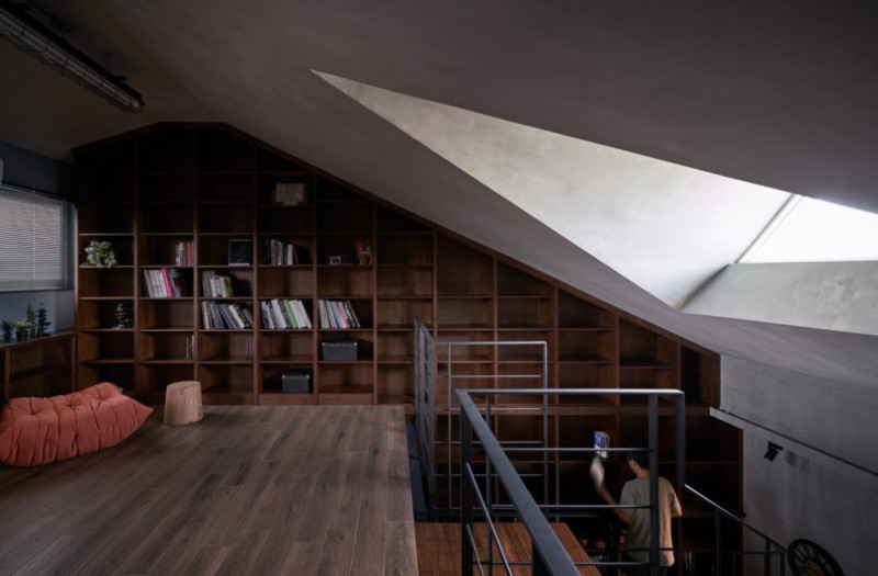 Интерьер двухуровневого лофта