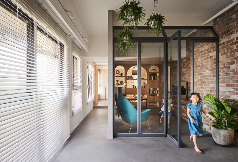 Интерьер семейного дома в Тайбэе Интерьер семейного дома в Тайбэе