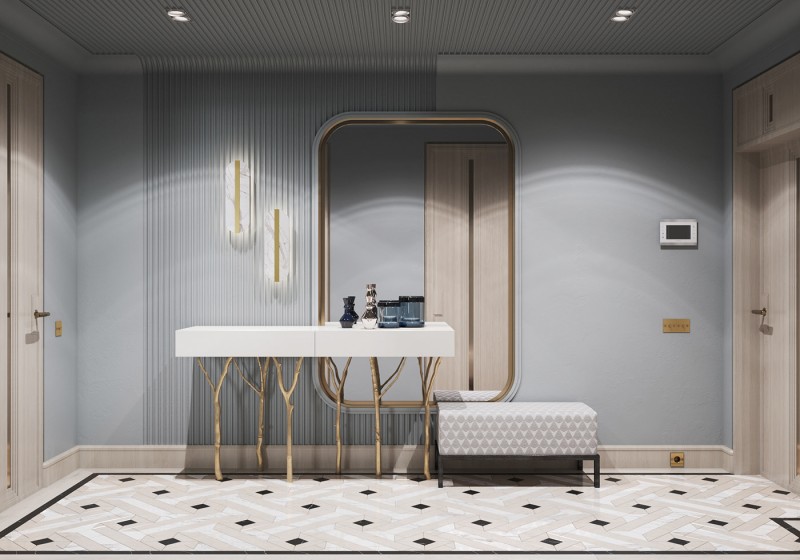 Квартира, оформленная в приглушенных тонах