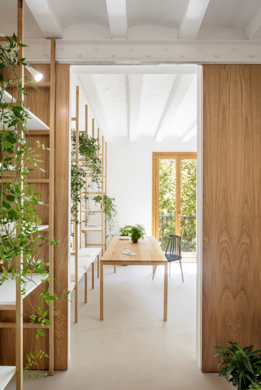 Преобразование квартиры 1880-х годов в два лофта, расположенных в районе Сан-Антонио в Барселоне Преобразование квартиры 1880-х годов в два лофта, расположенных в районе Сан-Антонио в Барселоне