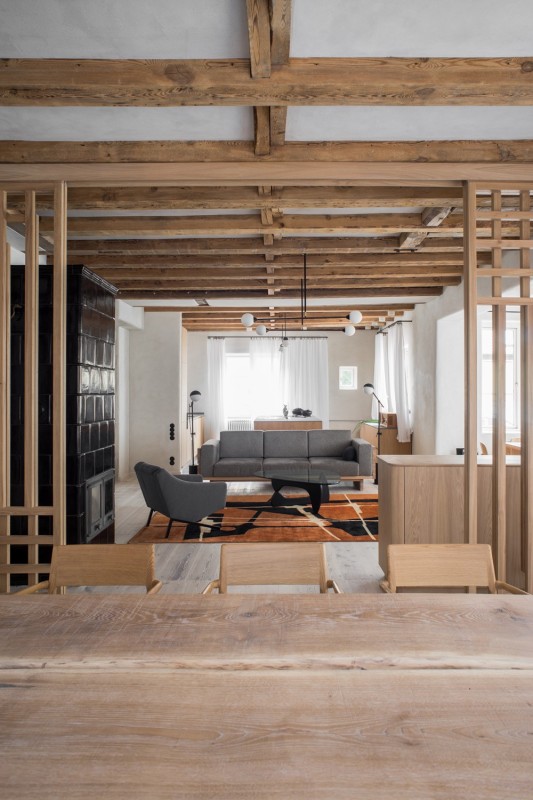 Реконструкция интерьера дома 1923 года постройки в Щецине, Польша