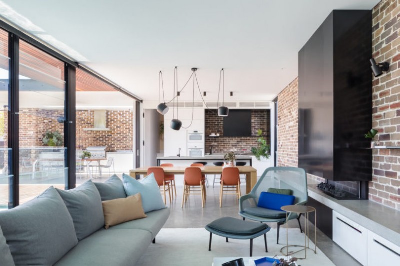 Светлый интерьер особняка в Сиднее