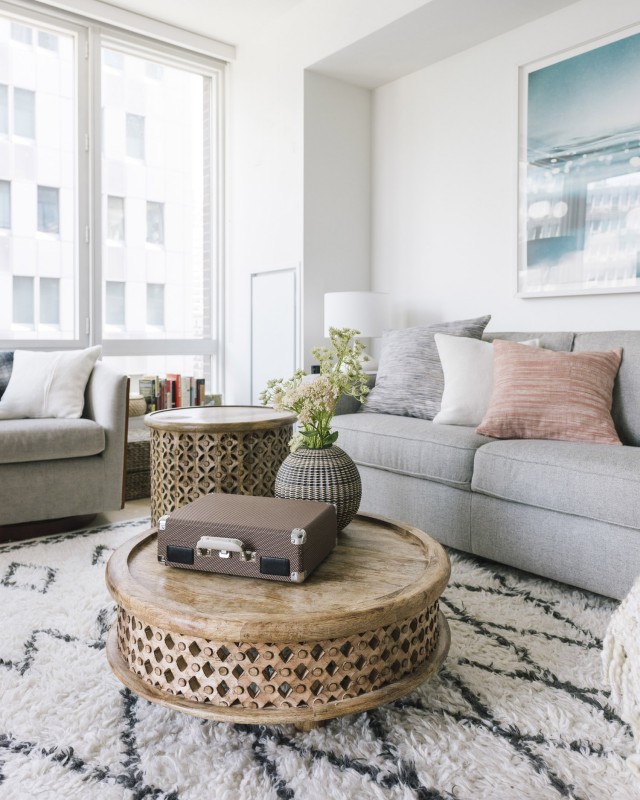 Интерьер просторной квартиры в Нью-Йорке