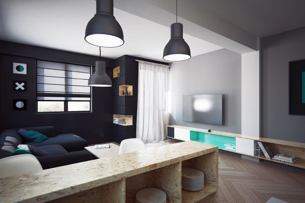 Глубокие, темные цвета в интерьере Глубокие, темные цвета в интерьере