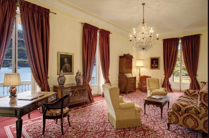 Итальянский курорт Villa d'Este на озере Комо