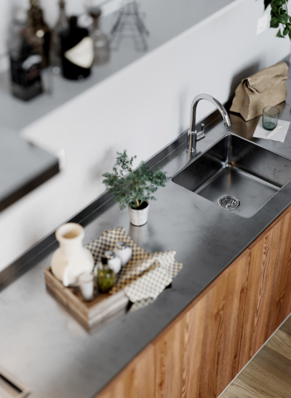 Контрастная, но гармоничная отделка квартиры