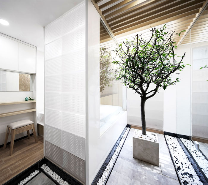 Открытая планировка квартиры в Шанхае, Китай