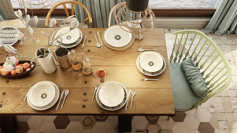 Проект деревянного дома в индустриальном стиле