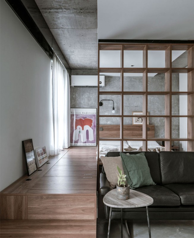 Апартаменты площадью 48 кв. м. с функциональным интерьером