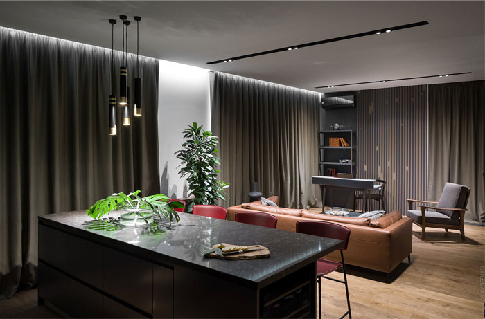 Холостяцкая квартира в Киеве