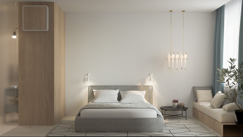 Интерьер просторной светлой квартиры