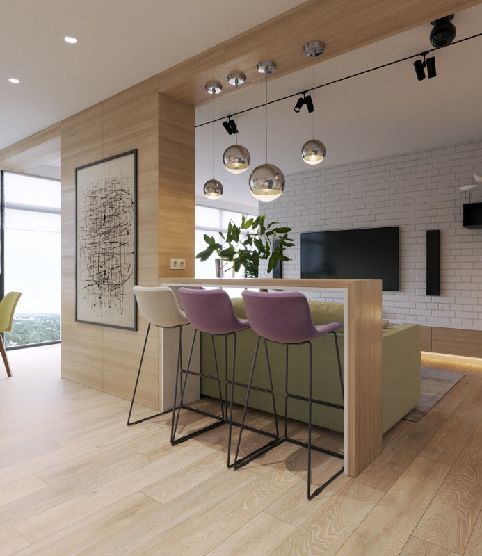 Натуральные пастельные тона в интерьере