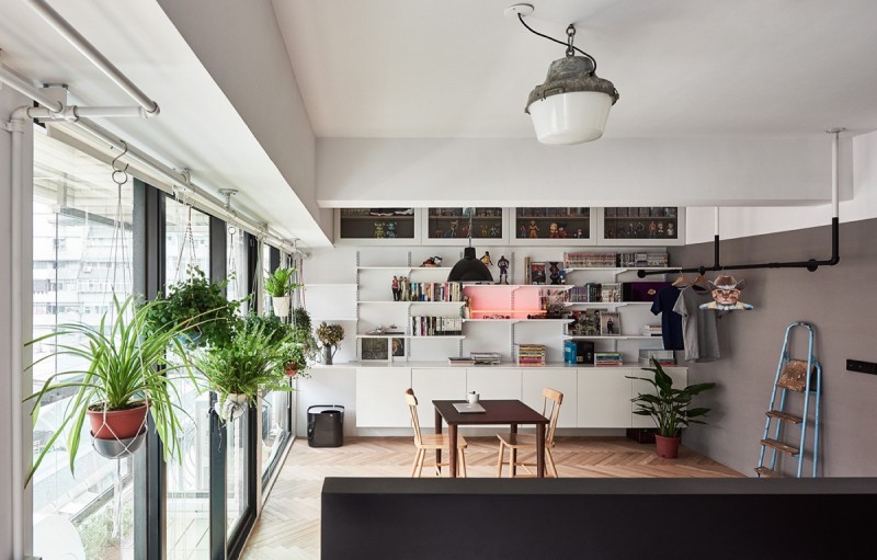 Небольшой функциональный лофт в Тайбэе