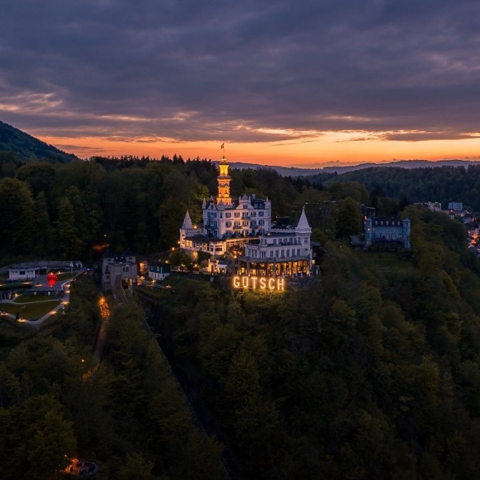 Отель Château Gütsch в Люцерне, Швейцария