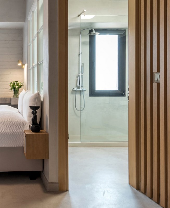 Современная индустриальная динамика в интерьере греческого дома