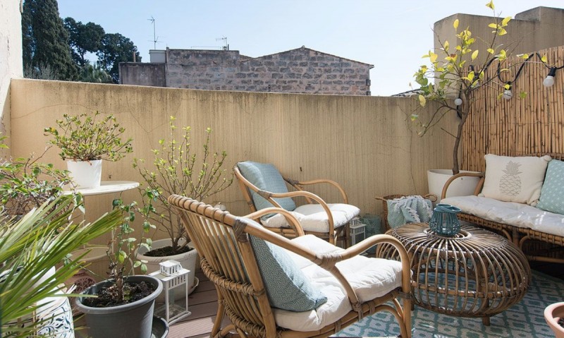 Двухкомнатная квартира с множеством очаровательных старинных деталей в городе Пальма-де-Мальорка