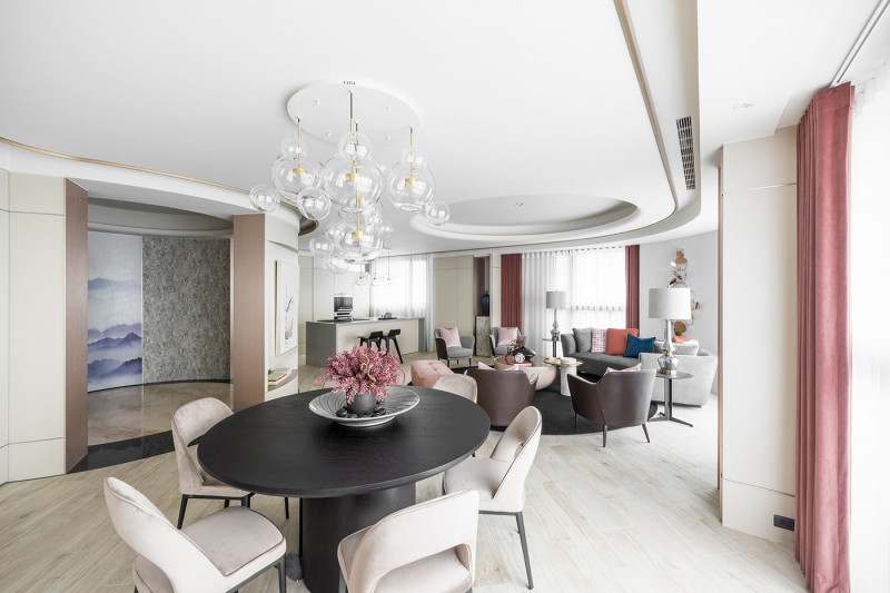 Интерьер квартиры в нежных тонах