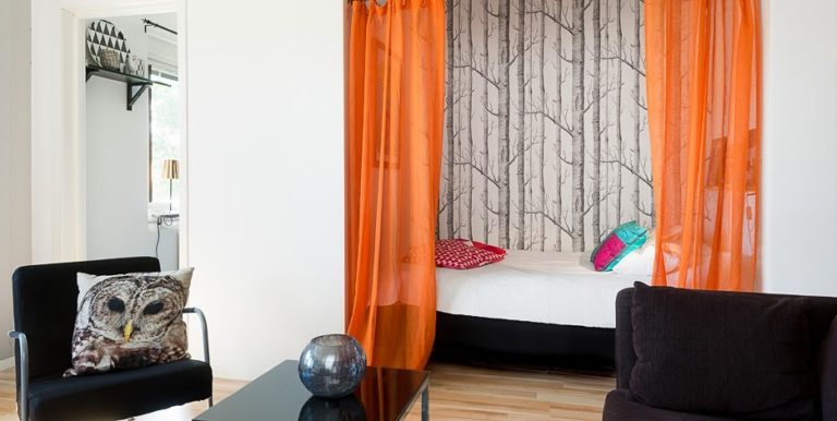 Интерьер небольшой квартиры во Вроцлаве, Польша