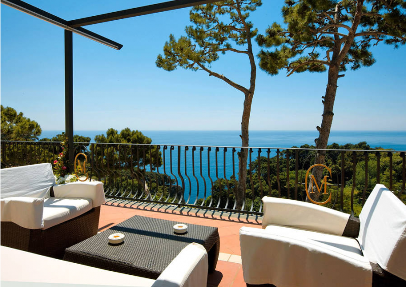 Интерьер отеля Casa Morgano на Капри