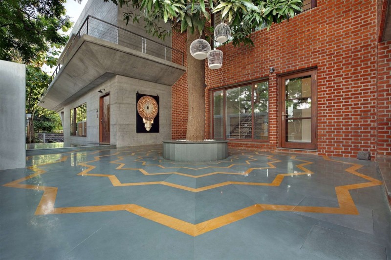 Современный дом, расположенный в Вадодаре, Индия