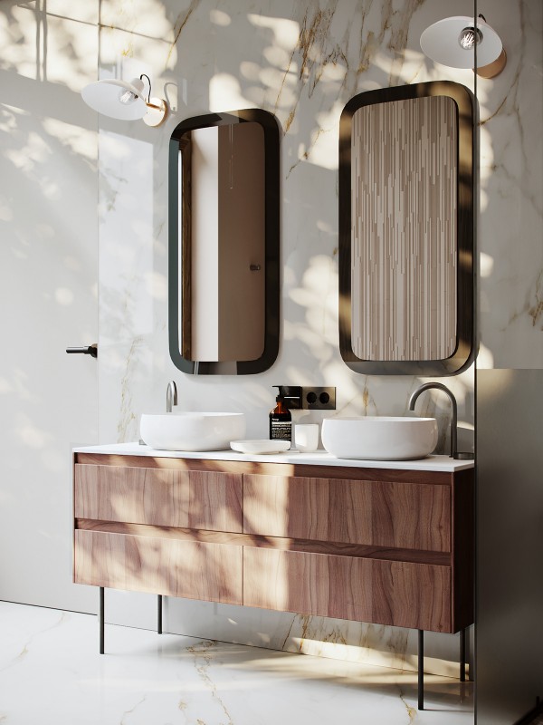 Строгий и роскошный интерьер двухуровневой квартиры Строгий и роскошный интерьер двухуровневой квартиры