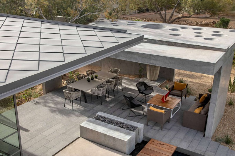 Бетонная резиденция в Аризоне