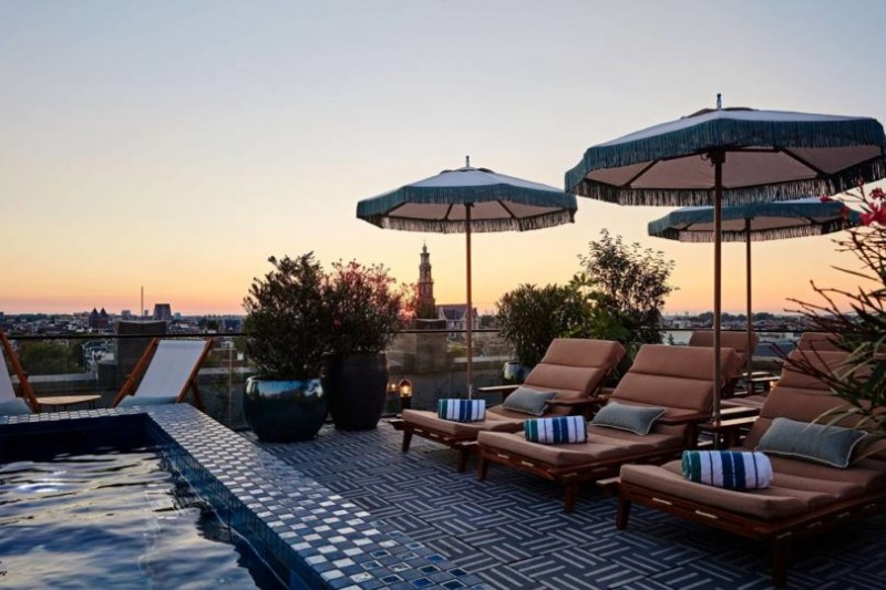 Интерьер отеля Soho House в Амстердаме