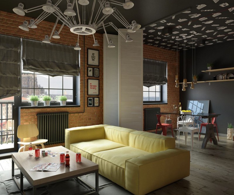 Интерьер в индустриальном стиле