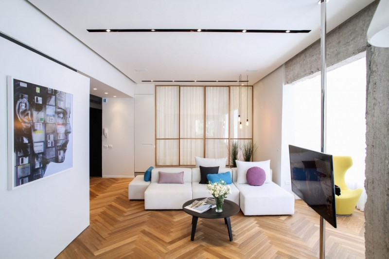 Минималистский интерьер квартиры в Тель-Авиве Минималистский интерьер квартиры в Тель-Авиве