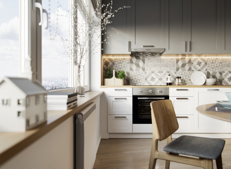 Светлая квартира площадью 68 кв.м.