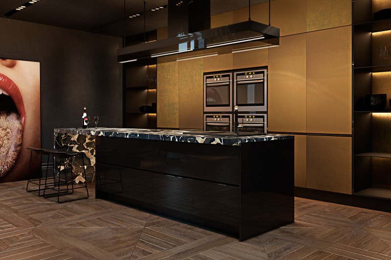 Элегантные двухуровневые апартаменты в Париже