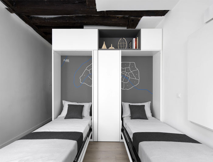 Многофункциональное пространство на 16 м2 в Париже Многофункциональное пространство на 16 м2 в Париже