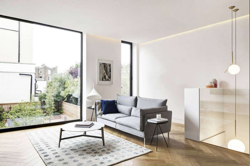 Интерьер дома с террасой в Лондоне