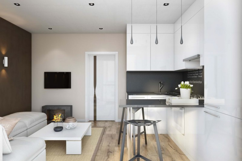 Интерьер комфортной компактной квартиры