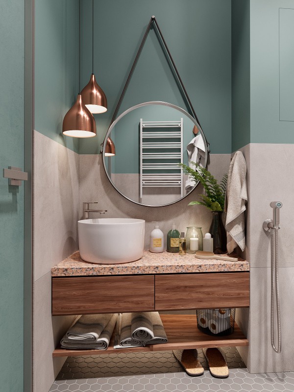 Интерьер в скандинавском стиле, наполненный живой зеленью Интерьер в скандинавском стиле, наполненный живой зеленью