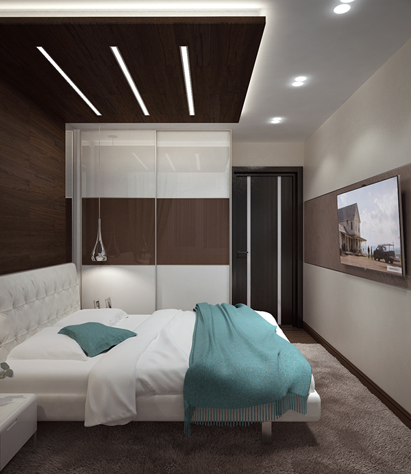 Квартира в бирюзовых тонах