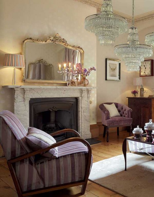 Оформление интерьера от дизайнеров бренда Laura Ashley