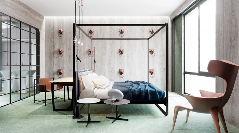 Проект лофта для молодой пары