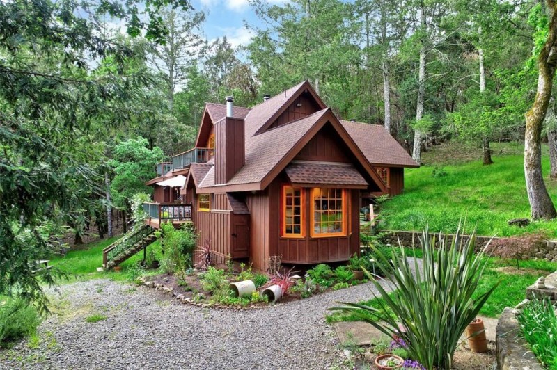 Уединенный дом в горах Майякамас, Напа, Калифорния