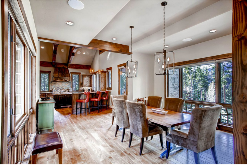 Бревенчатый дом в Брекенридже, Колорадо Бревенчатый дом в Брекенридже, Колорадо