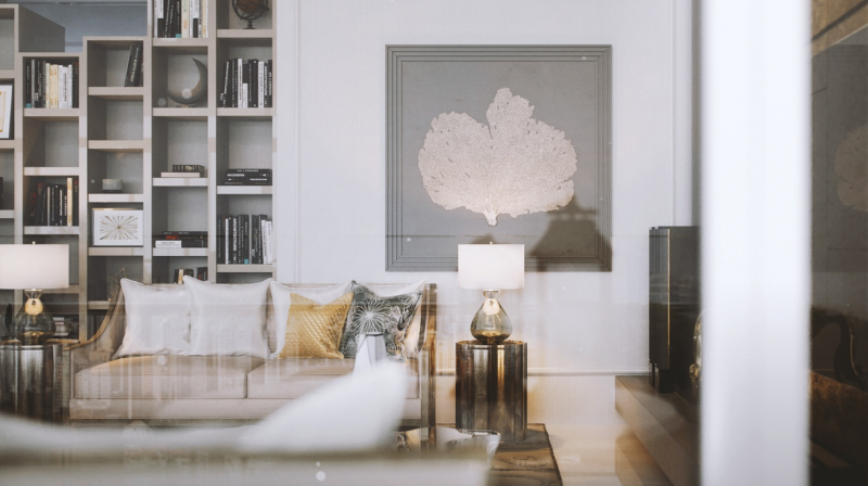 Гостиная пентхауса во Вьетнаме